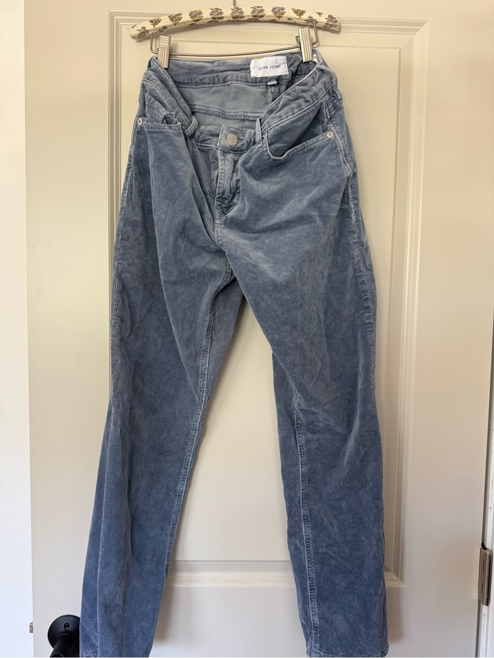 Dear John Corduroy Pants in Washed Blue